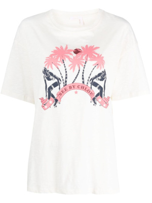 

Roller Girls graphic-print T-Shirt, See by Chloé Roller Girls graphic-print T-Shirt