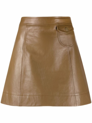

A-line leather miniskirt, See by Chloé A-line leather miniskirt