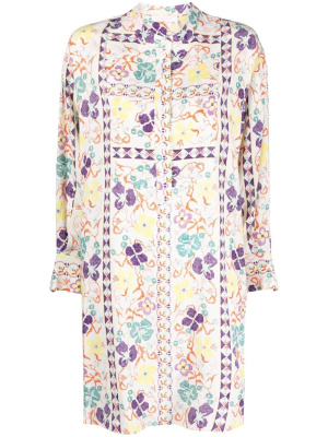 

Abstract-print shirt dress, See by Chloé Abstract-print shirt dress