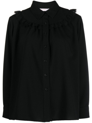 

Lace-trim button-up shirt, See by Chloé Lace-trim button-up shirt