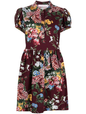 

Floral-print cotton dress, See by Chloé Floral-print cotton dress