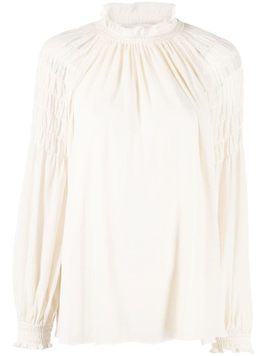 

Smocked panelled blouse, See by Chloé Smocked panelled blouse