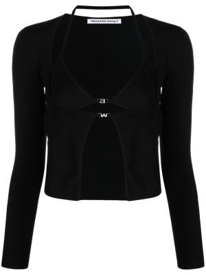 

Stretch knit bikini cardigan, Alexander Wang Stretch knit bikini cardigan