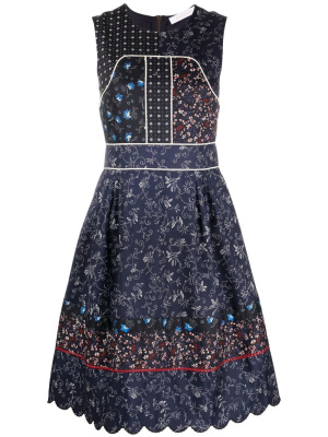 

Floral-print sleeveless dress, See by Chloé Floral-print sleeveless dress