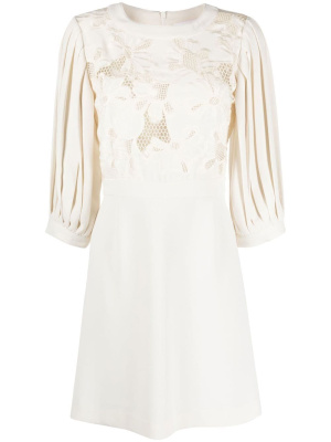 

Lace-detail minidress, See by Chloé Lace-detail minidress