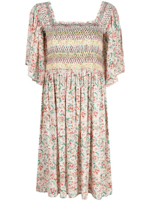 

Floral-print smock dress, See by Chloé Floral-print smock dress