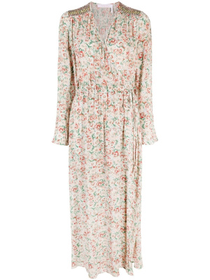 

Floral-print V-neck maxi dress, See by Chloé Floral-print V-neck maxi dress