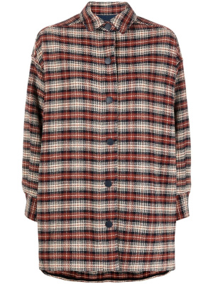 

Plaid-check shirt jacket, See by Chloé Plaid-check shirt jacket