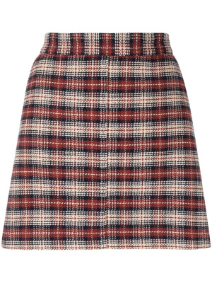 

Plaid A-line mini skirt, See by Chloé Plaid A-line mini skirt