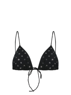 

Crystal-embellished bikini top, Alexander Wang Crystal-embellished bikini top
