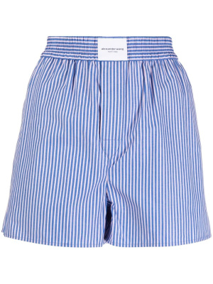 

Striped cotton boxer shorts, Alexander Wang Striped cotton boxer shorts
