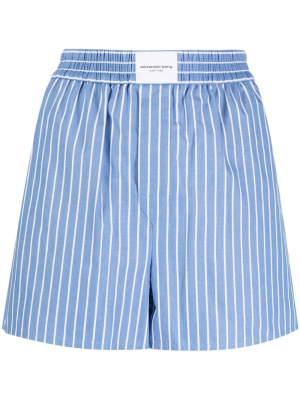 

Striped cotton boxer shorts, Alexander Wang Striped cotton boxer shorts