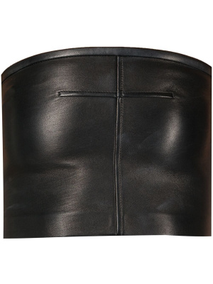 

Leather bodycon tube top, Alexander Wang Leather bodycon tube top