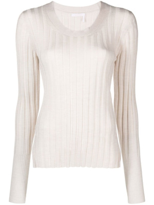 

Long-sleeve knitted top, See by Chloé Long-sleeve knitted top