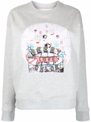 

Graphic-print sweatshirt, See by Chloé Graphic-print sweatshirt