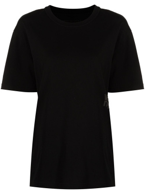 

Rubberised logo cotton T-shirt, Alexander Wang Rubberised logo cotton T-shirt