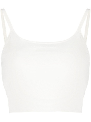 

Scoop-neck cropped tank top, Alexander Wang Scoop-neck cropped tank top