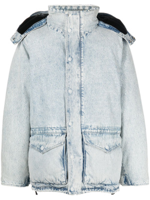 

Denim puffer jacket, Alexander Wang Denim puffer jacket