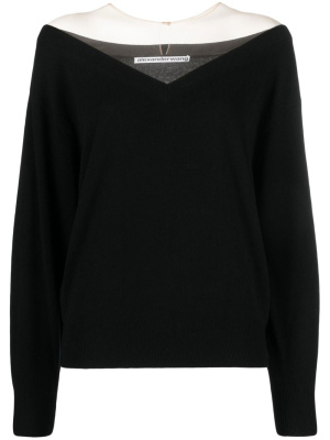 

Off-shoulder jumper, Alexander Wang Off-shoulder jumper