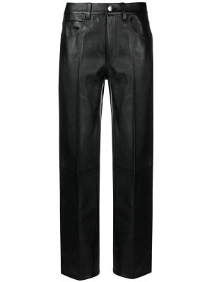 

Leather straight-leg trousers, Alexander Wang Leather straight-leg trousers