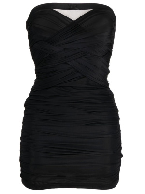

Wrapped strapless mini dress, Alexander Wang Wrapped strapless mini dress