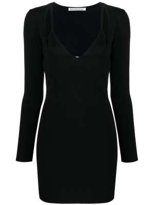 

Layered-neckline detail dress, Alexander Wang Layered-neckline detail dress