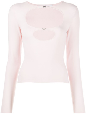 

Cut-out detail long-sleeve top, Alexander Wang Cut-out detail long-sleeve top