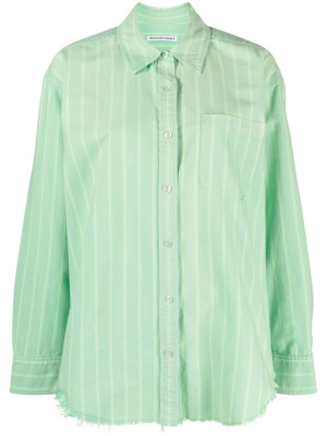 

Striped cotton shirt, Alexander Wang Striped cotton shirt