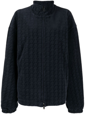 

All-over logo zipped jacket, Alexander Wang All-over logo zipped jacket