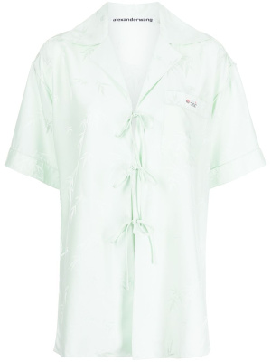 

Jacquard pajama-style shirt, Alexander Wang Jacquard pajama-style shirt