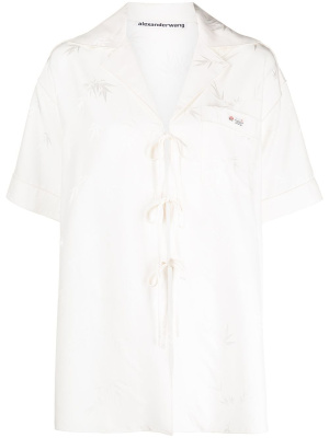 

Jacquard pajama-style shirt, Alexander Wang Jacquard pajama-style shirt