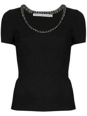 

Trapped chain knitted top, Alexander Wang Trapped chain knitted top