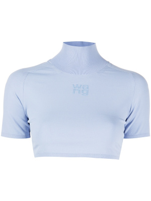 

High-neck cropped top, Alexander Wang High-neck cropped top