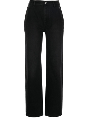 

High-waisted straight-leg jeans, Alexander Wang High-waisted straight-leg jeans