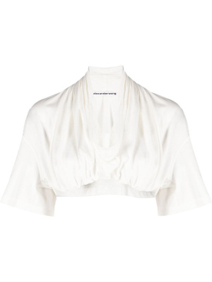 

Draped crop top, Alexander Wang Draped crop top
