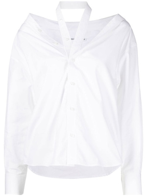 

Cut-out cotton shirt, Alexander Wang Cut-out cotton shirt