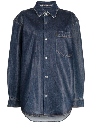 

Coated denim jacket, Alexander Wang Coated denim jacket