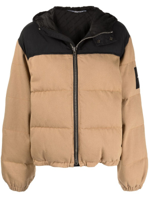 

Logo-patch puffer jacket, Alexander Wang Logo-patch puffer jacket