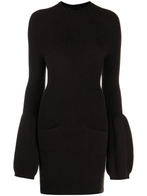

Flared-cuff knitted dress, Alexander Wang Flared-cuff knitted dress
