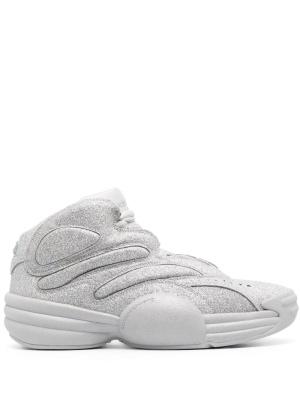 

Hoop glittery high-top sneakers, Alexander Wang Hoop glittery high-top sneakers