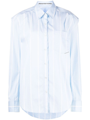 

Long-sleeve button-fastening shirt, Alexander Wang Long-sleeve button-fastening shirt