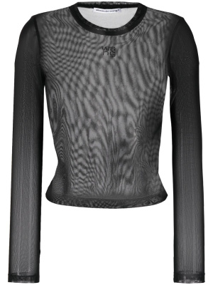 

Semi-sheer mesh top, Alexander Wang Semi-sheer mesh top