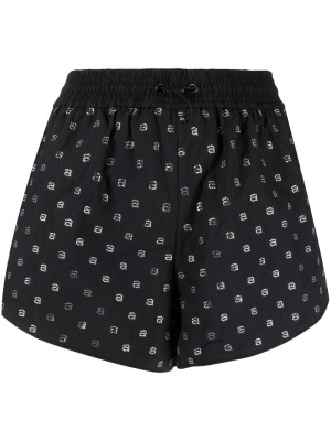 

Logo-embellishment running shorts, Alexander Wang Logo-embellishment running shorts
