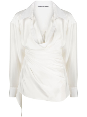 

Draped silk shirt, Alexander Wang Draped silk shirt