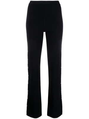 

Logo-tape detail trousers, Alexander Wang Logo-tape detail trousers