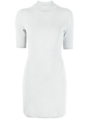 

Logo-print detail dress, Alexander Wang Logo-print detail dress