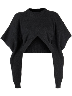 

Cropped V-hem jumper, Alexander Wang Cropped V-hem jumper