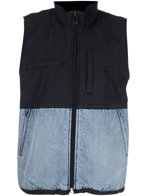 

Denim-panel gilet, Alexander Wang Denim-panel gilet