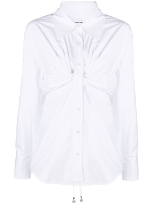 

Ruched-waist lonsleeved shirt, Alexander Wang Ruched-waist lonsleeved shirt