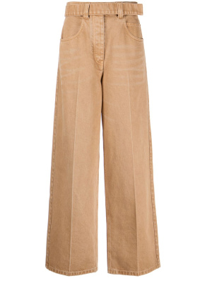 

Belted wide-leg jeans, Alexander Wang Belted wide-leg jeans